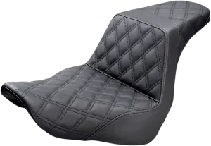 Saddlemen 818-29-175 LS Step-Up Seat - Black Full Diamond