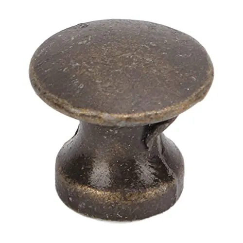 SAI INDER KALA SIK Gold Drawer Pulls, Replacement Single Hole Small Handle for Desk Drawers for Cupboards for Kitchen Cabinets Green Bronze