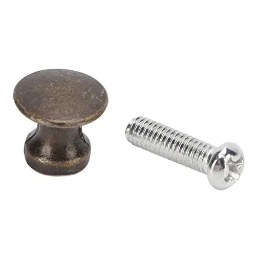 SAI INDER KALA SIK Gold Drawer Pulls, Replacement Single Hole Small Handle for Desk Drawers for Cupboards for Kitchen Cabinets Green Bronze