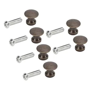 SAI INDER KALA SIK Gold Drawer Pulls, Replacement Single Hole Small Handle for Desk Drawers for Cupboards for Kitchen Cabinets Green Bronze