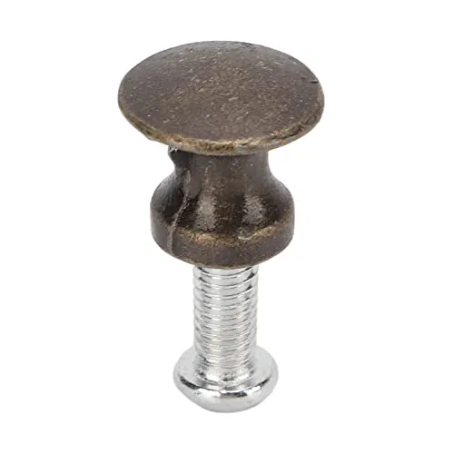 SAI INDER KALA SIK Gold Drawer Pulls, Replacement Single Hole Small Handle for Desk Drawers for Cupboards for Kitchen Cabinets Green Bronze