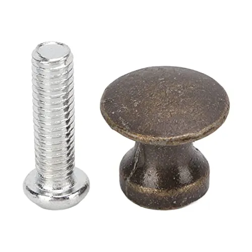 SAI INDER KALA SIK Gold Drawer Pulls, Replacement Single Hole Small Handle for Desk Drawers for Cupboards for Kitchen Cabinets Green Bronze