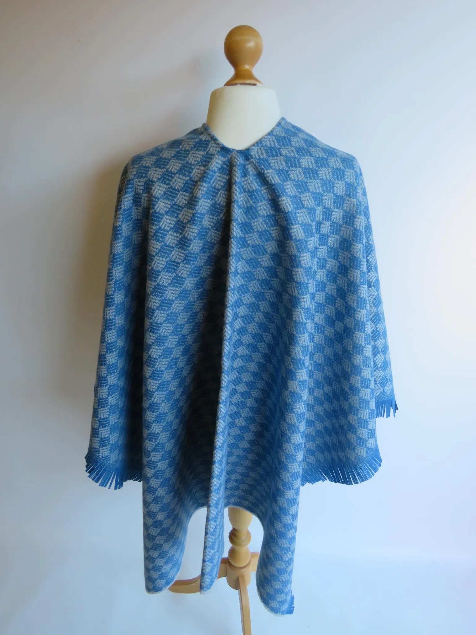 SALE Wool Blend Cape and Pin