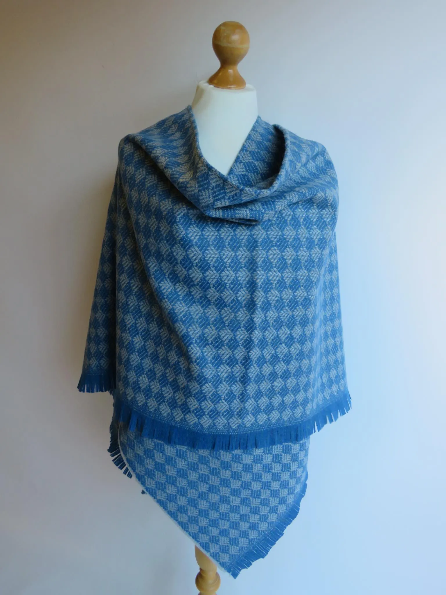 SALE Wool Blend Cape and Pin