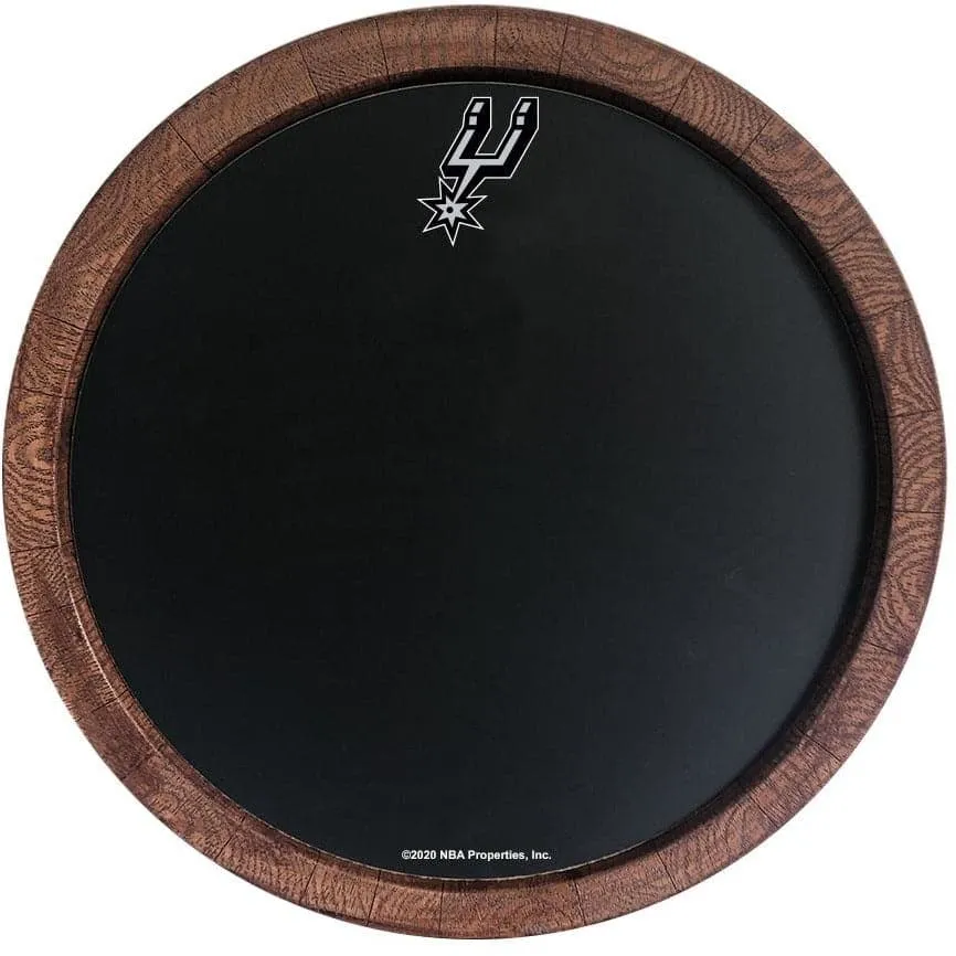 San Antonio Spurs: Chalkboard "Faux" Barrel Top Sign