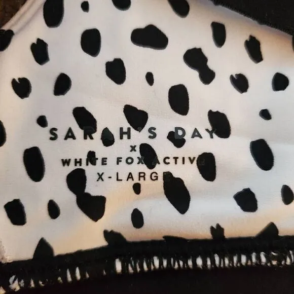 Sarah's Day X White Fox Active Sweet &amp; Sassy Sports Bra Size XL-Limited Edition