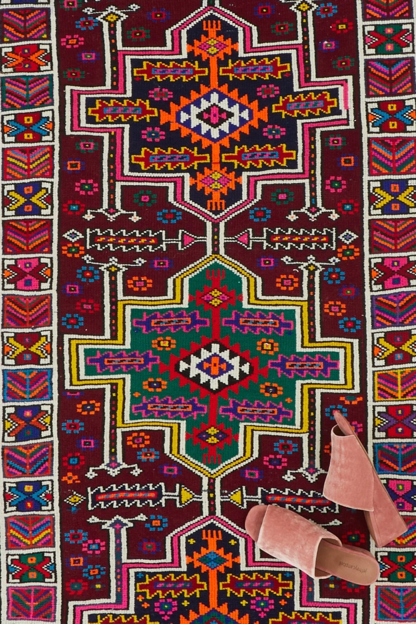 'Sassafras' Vintage Turkish Runner- 2'10'' x 11'7''