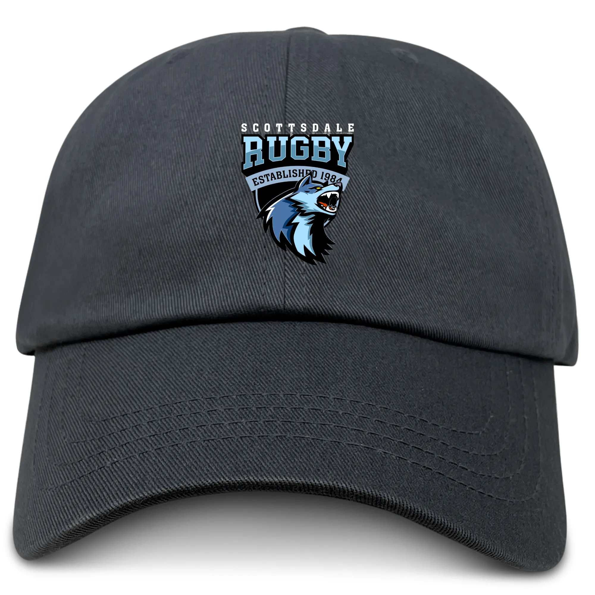 Scottsdale Rugby Adult Low-Profile Cotton Twill Dad Cap