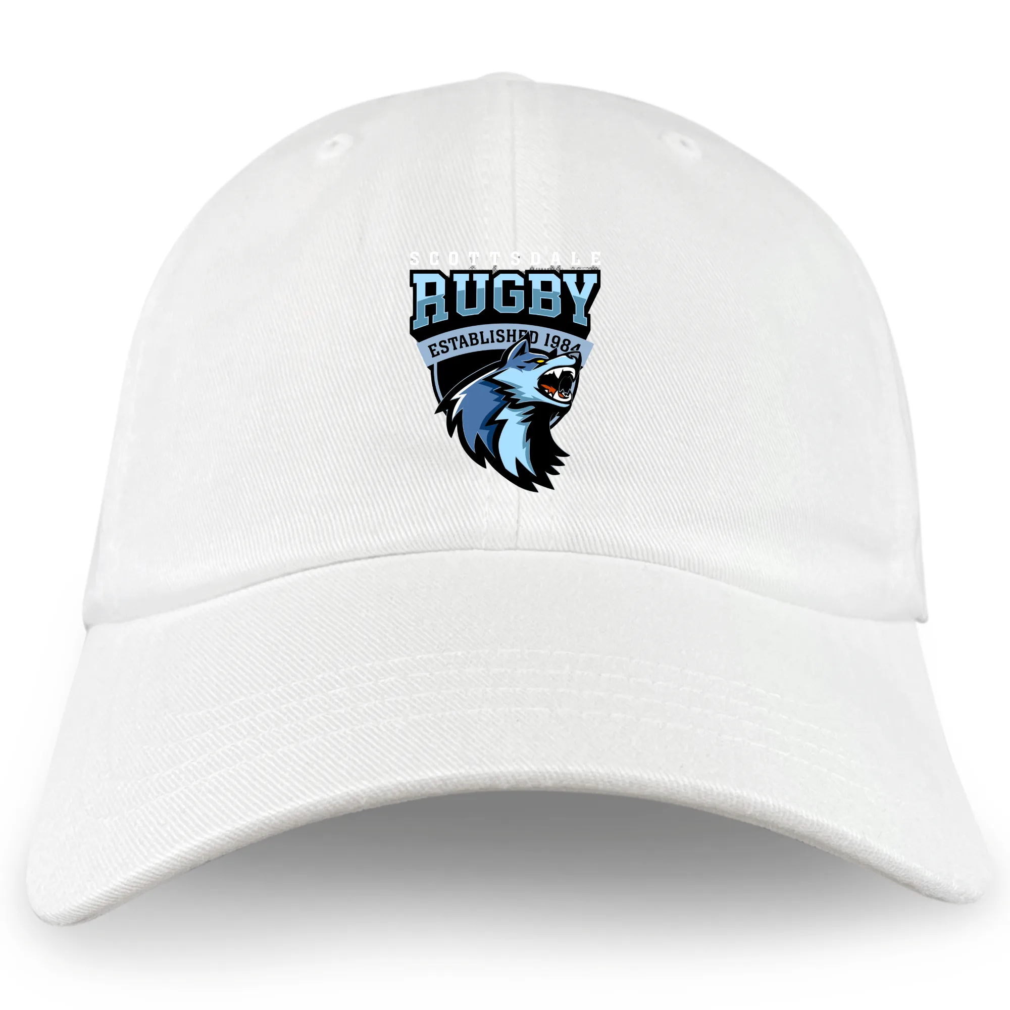 Scottsdale Rugby Adult Low-Profile Cotton Twill Dad Cap