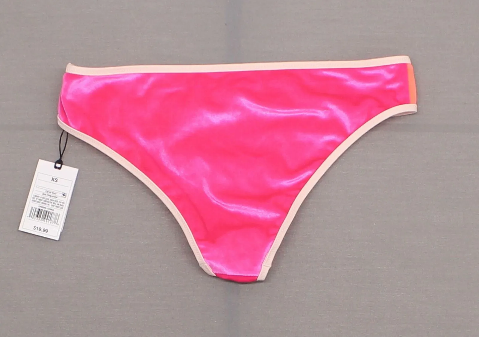 Shade & Shore Women's Sun Coast Cheeky Velvet Color Block Bikini Bottom