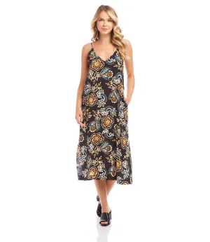 Side Slit Midi Dress