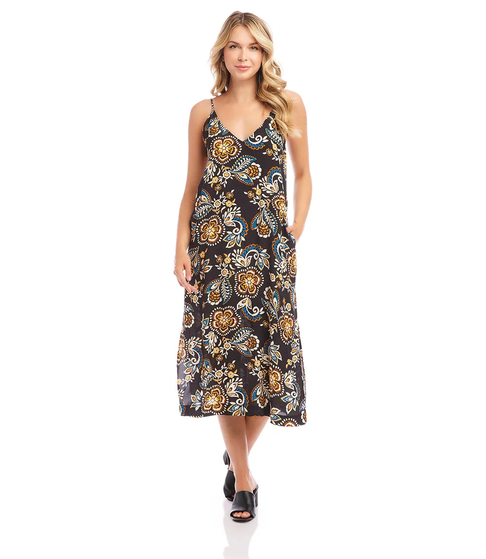 Side Slit Midi Dress
