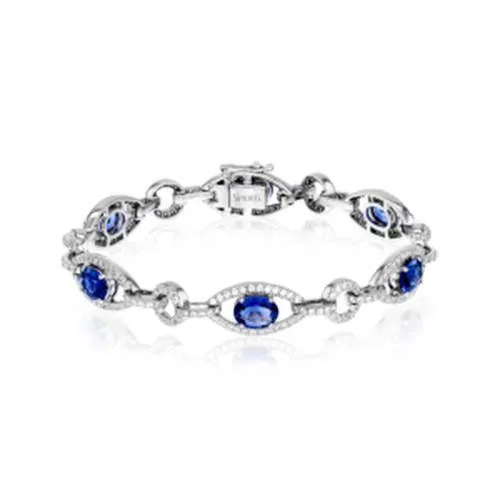 Simon G. 18k White Gold Diamond Bracelet