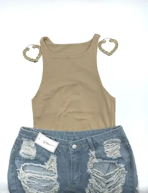 Sleeveless Bodysuit - Hard On Em' Bawdy Suit