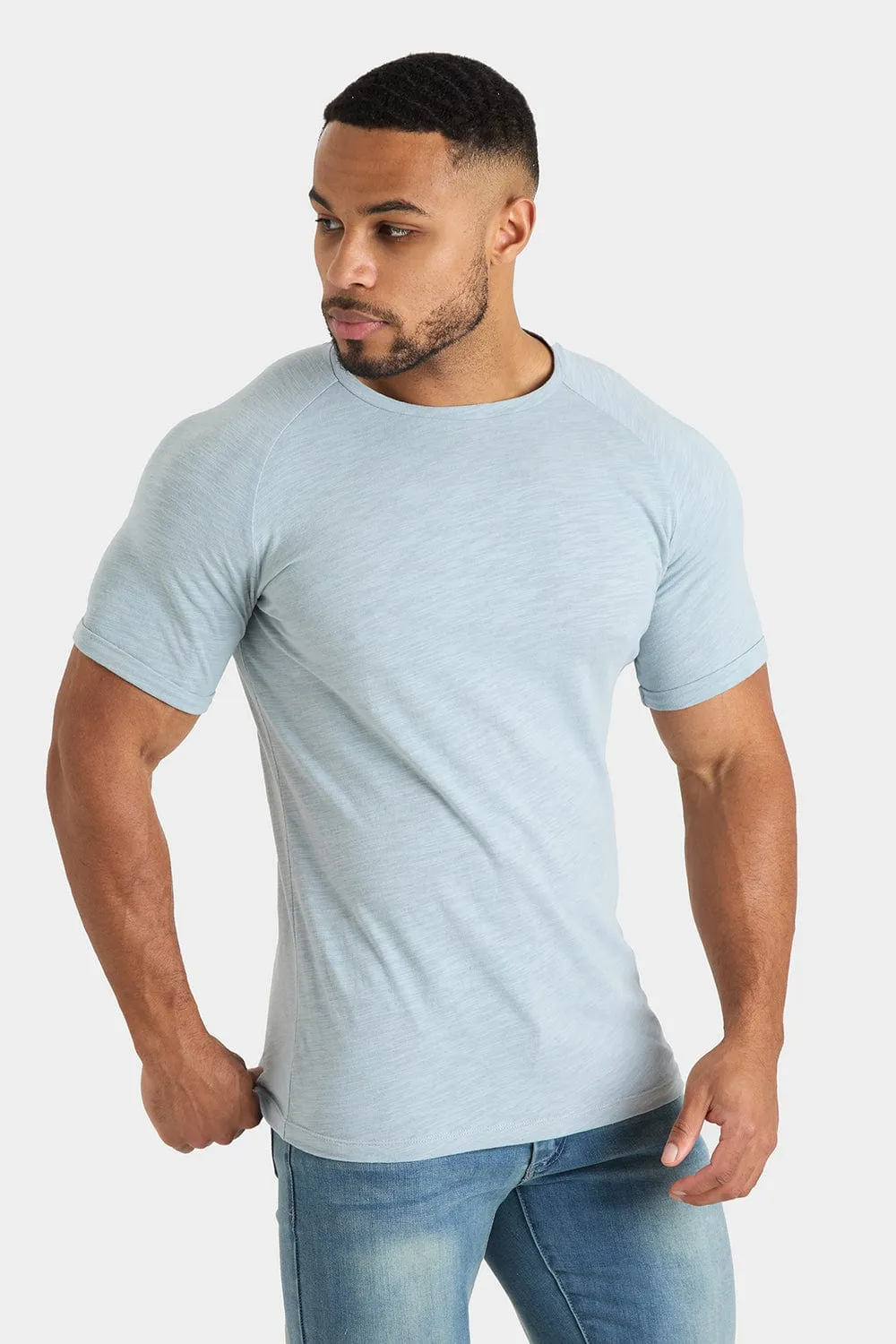 Slub T-Shirt in Fog