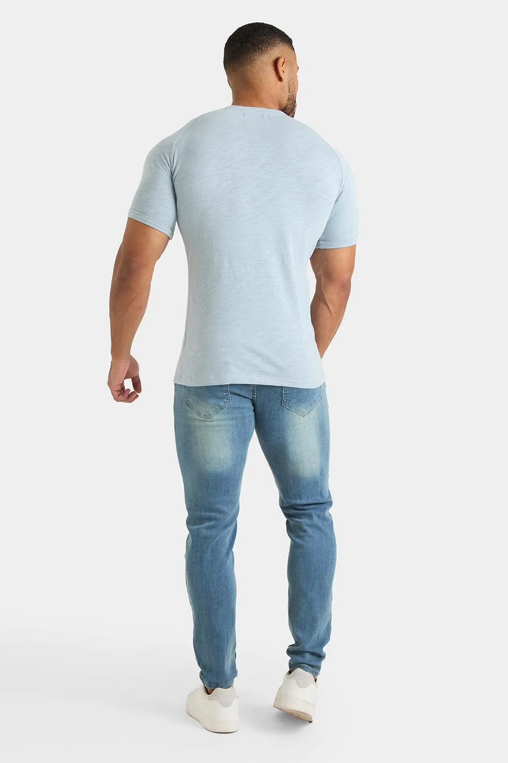 Slub T-Shirt in Fog