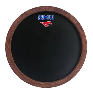 SMU Mustangs: SMU - Chalk "Faux" Barrel Top Sign