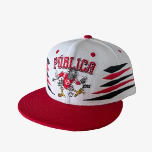 Snapback Hat 'ÁGUILA ARPÍA' UNISEX - WHITE / RED