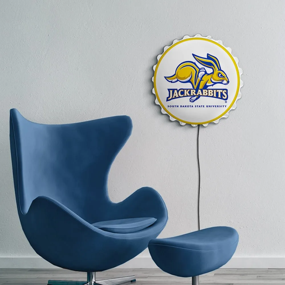 South Dakota State Jackrabbits: Bottle Cap Wall Light