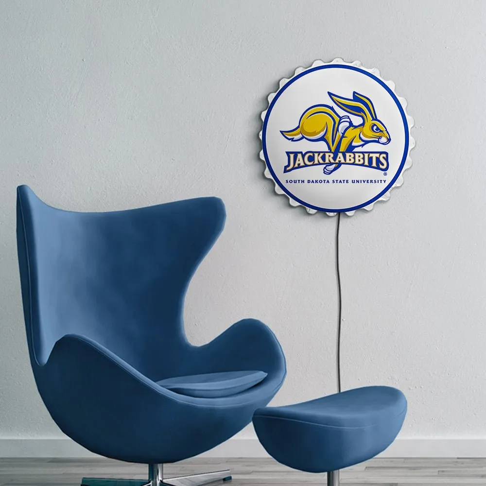 South Dakota State Jackrabbits: Bottle Cap Wall Light
