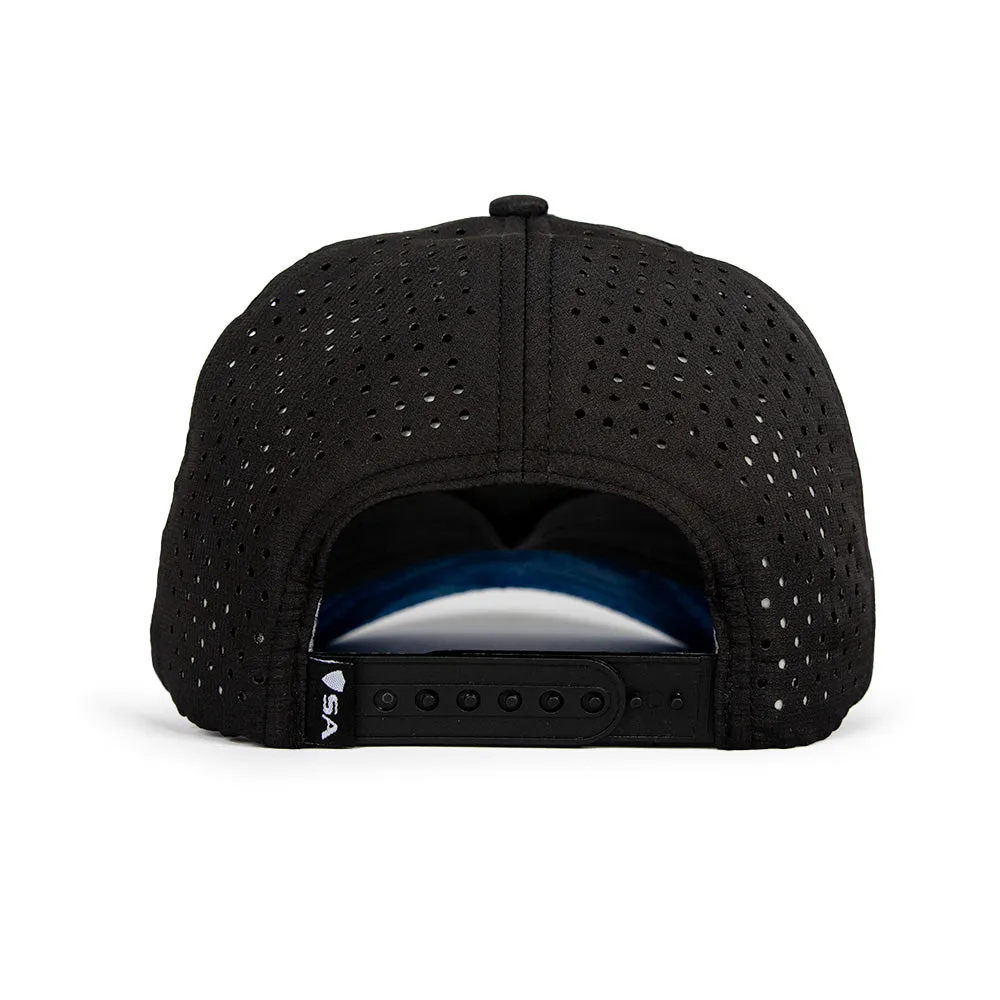 Special Edition Performance Snapback | Blue Line | Black