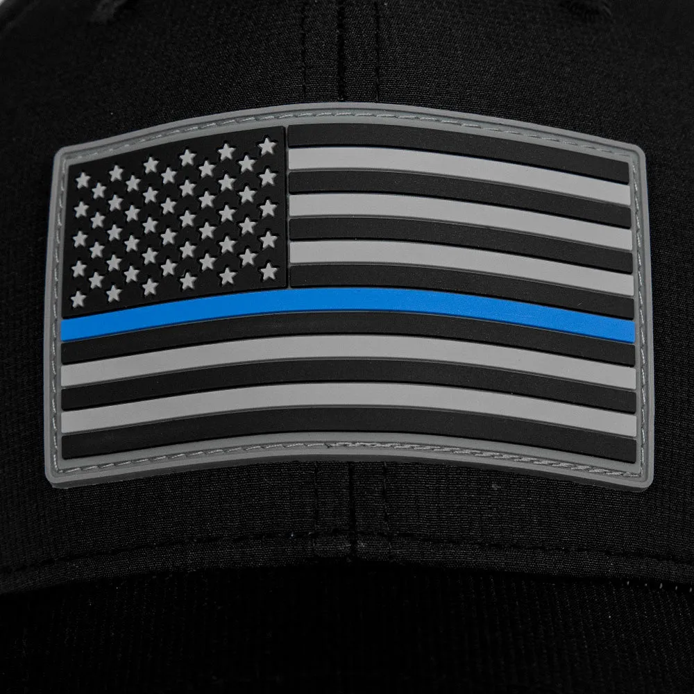 Special Edition Performance Snapback | Blue Line | Black