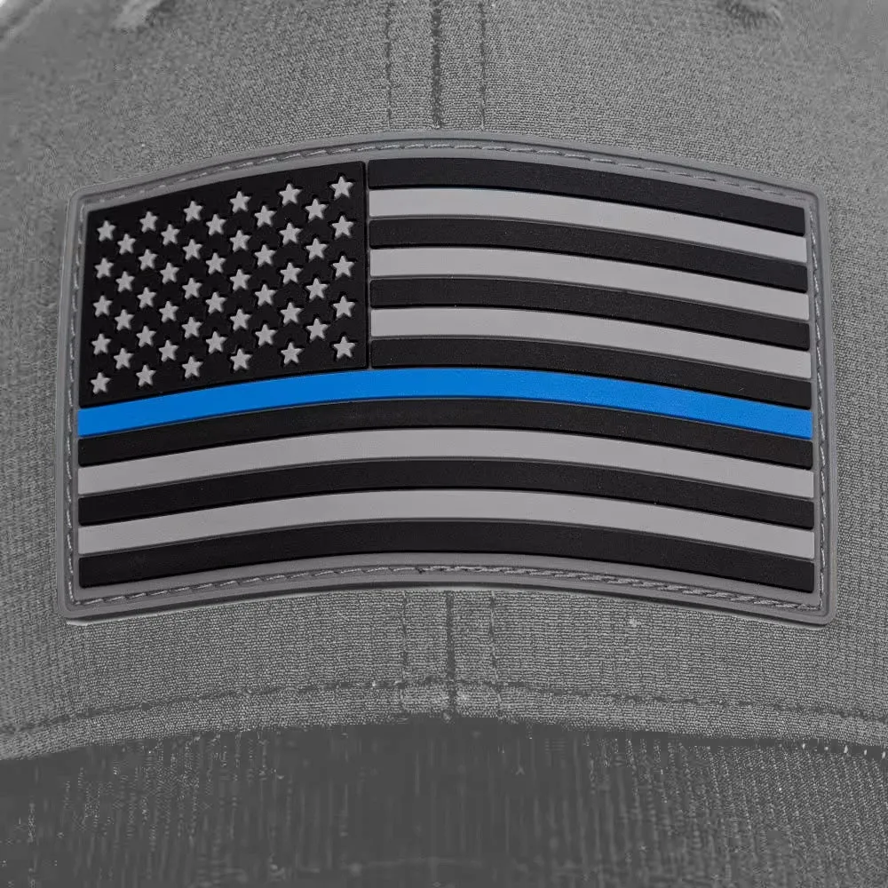 Special Edition Performance Snapback | Blue Line | Grey
