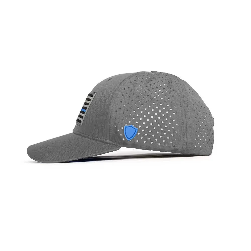 Special Edition Performance Snapback | Blue Line | Grey