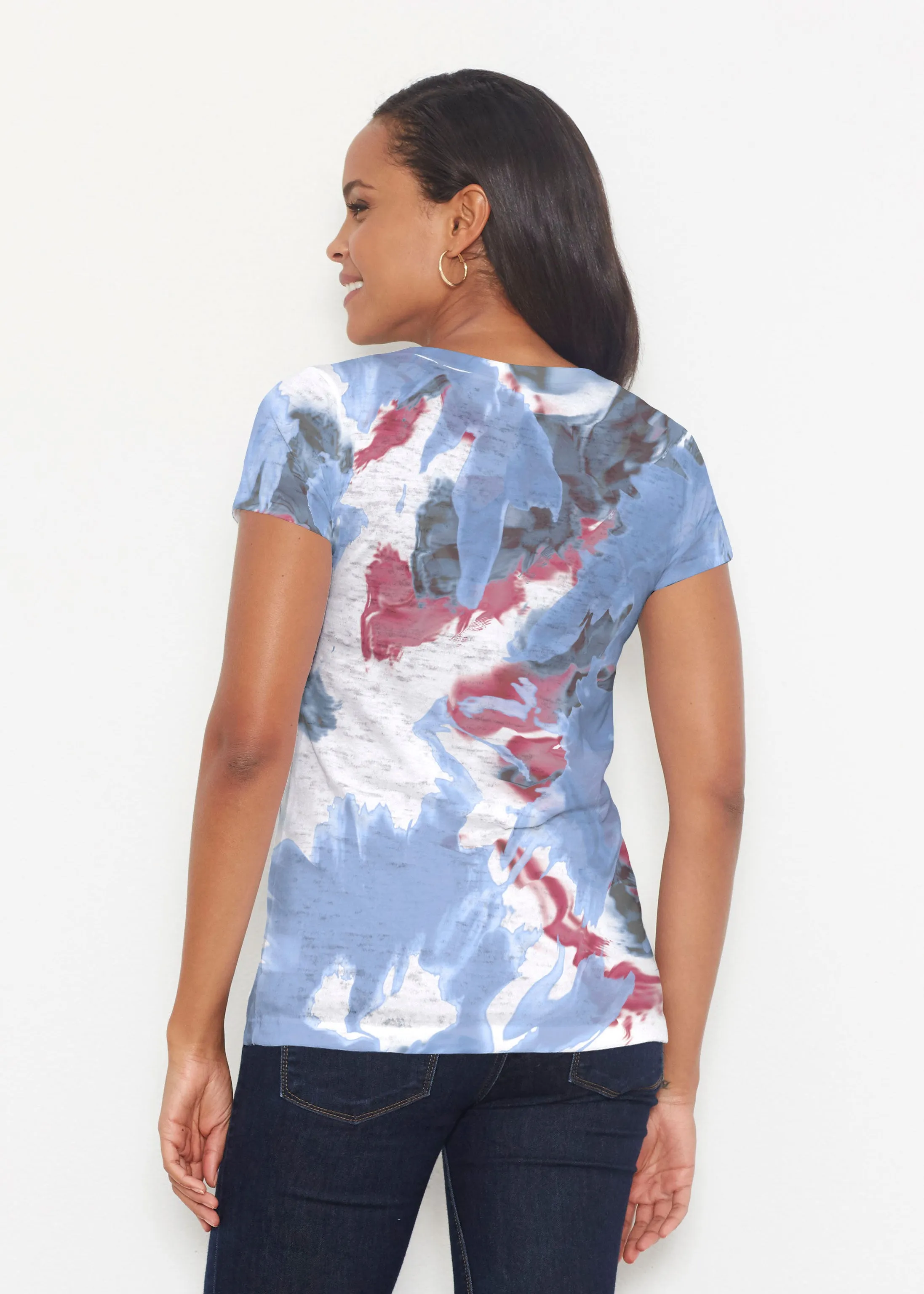 Splatter (25066) ~ Signature Short Sleeve Scoop Shirt