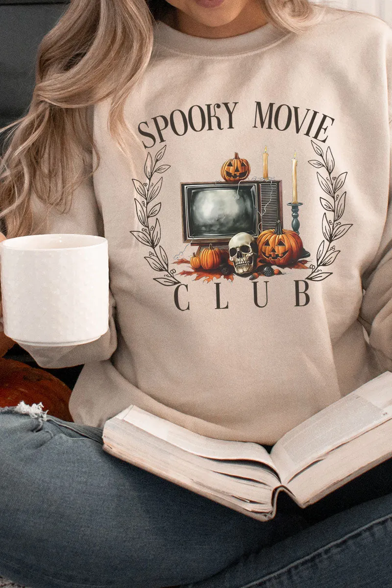 Spooky Movie Club Heavy-weight Crew Sweatshirt