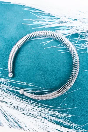 Spring Into Fashion Silvertone Cuff