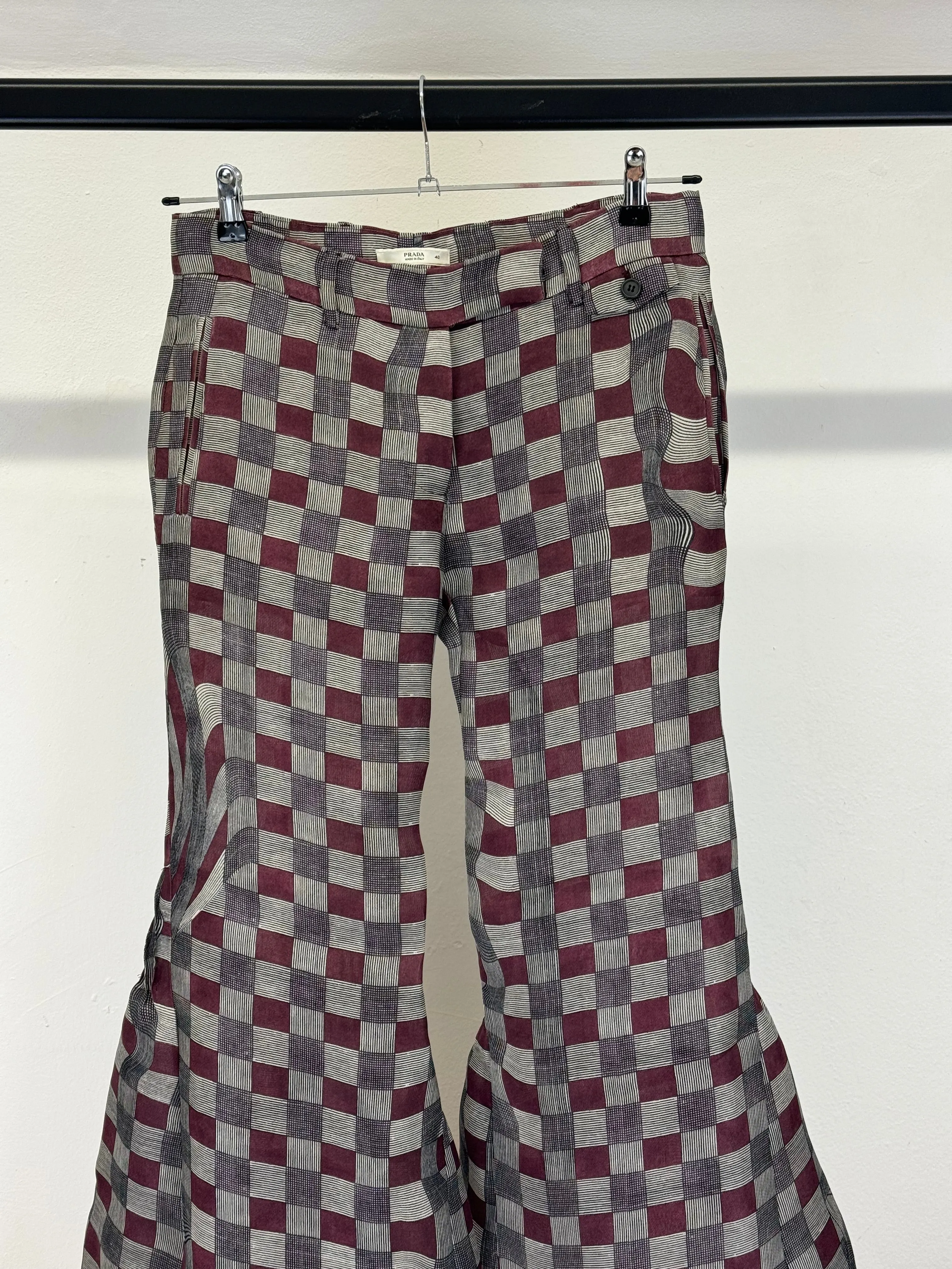 S/S2008 Prada “fairy collection” printed flared pants