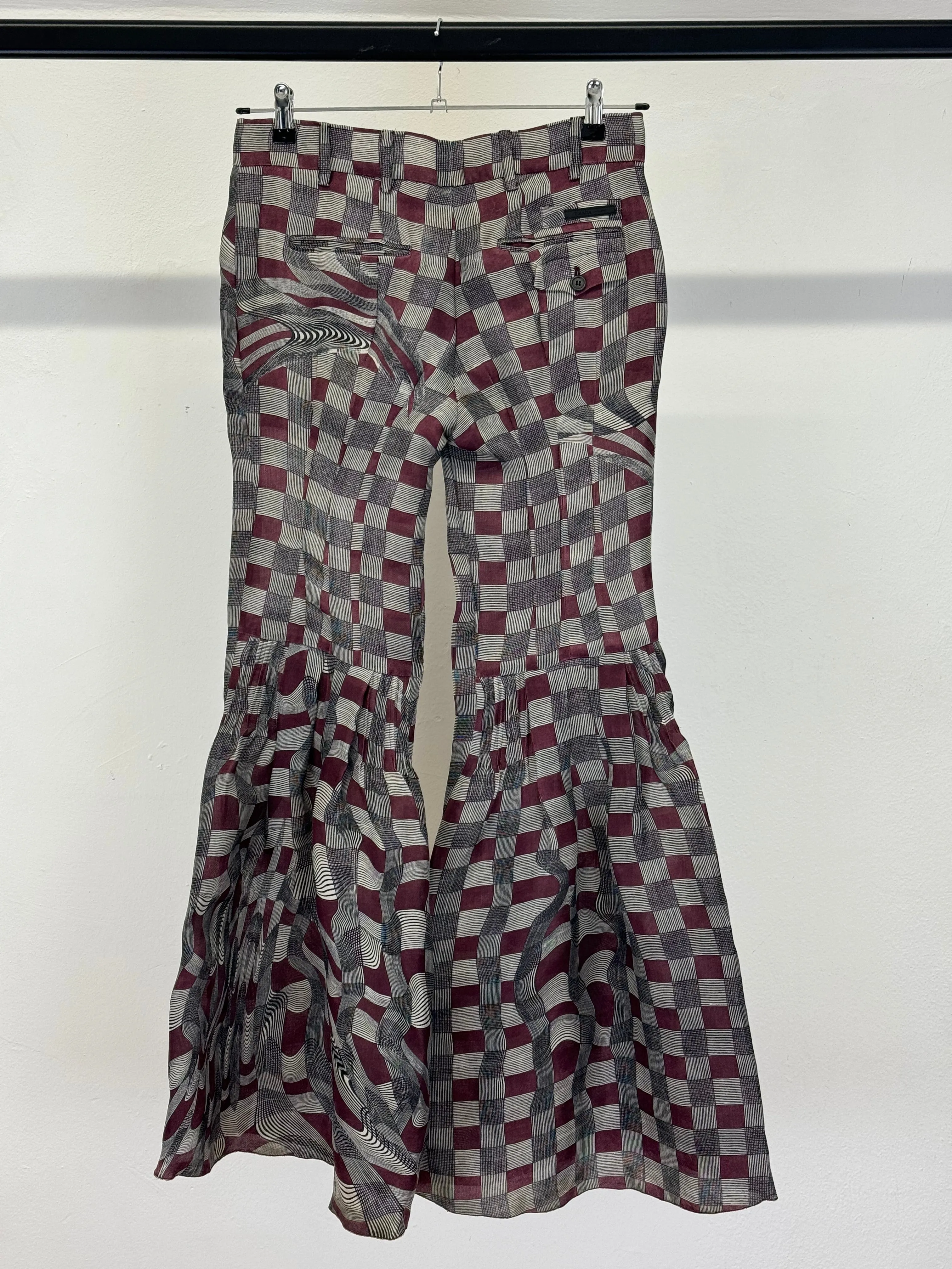 S/S2008 Prada “fairy collection” printed flared pants