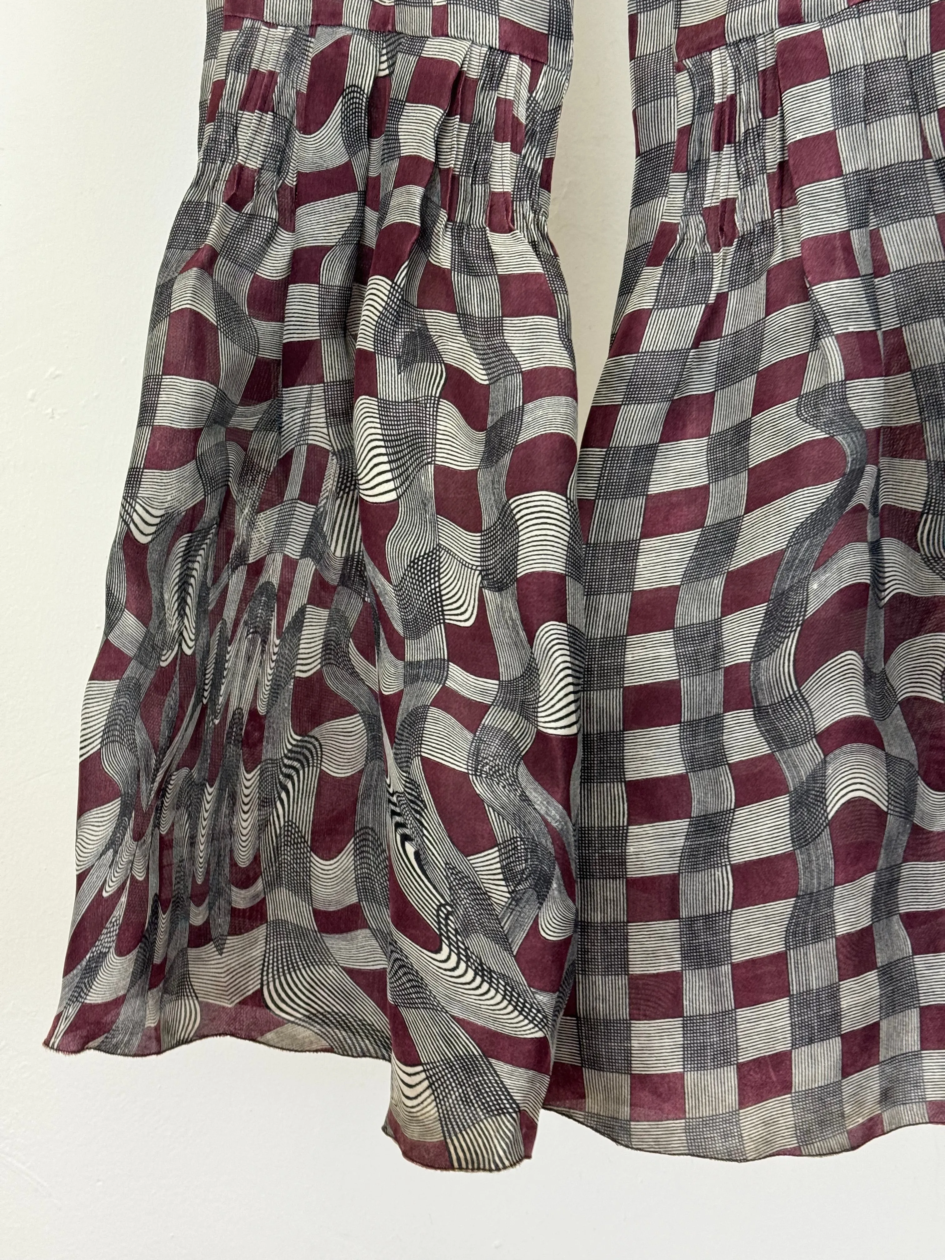 S/S2008 Prada “fairy collection” printed flared pants