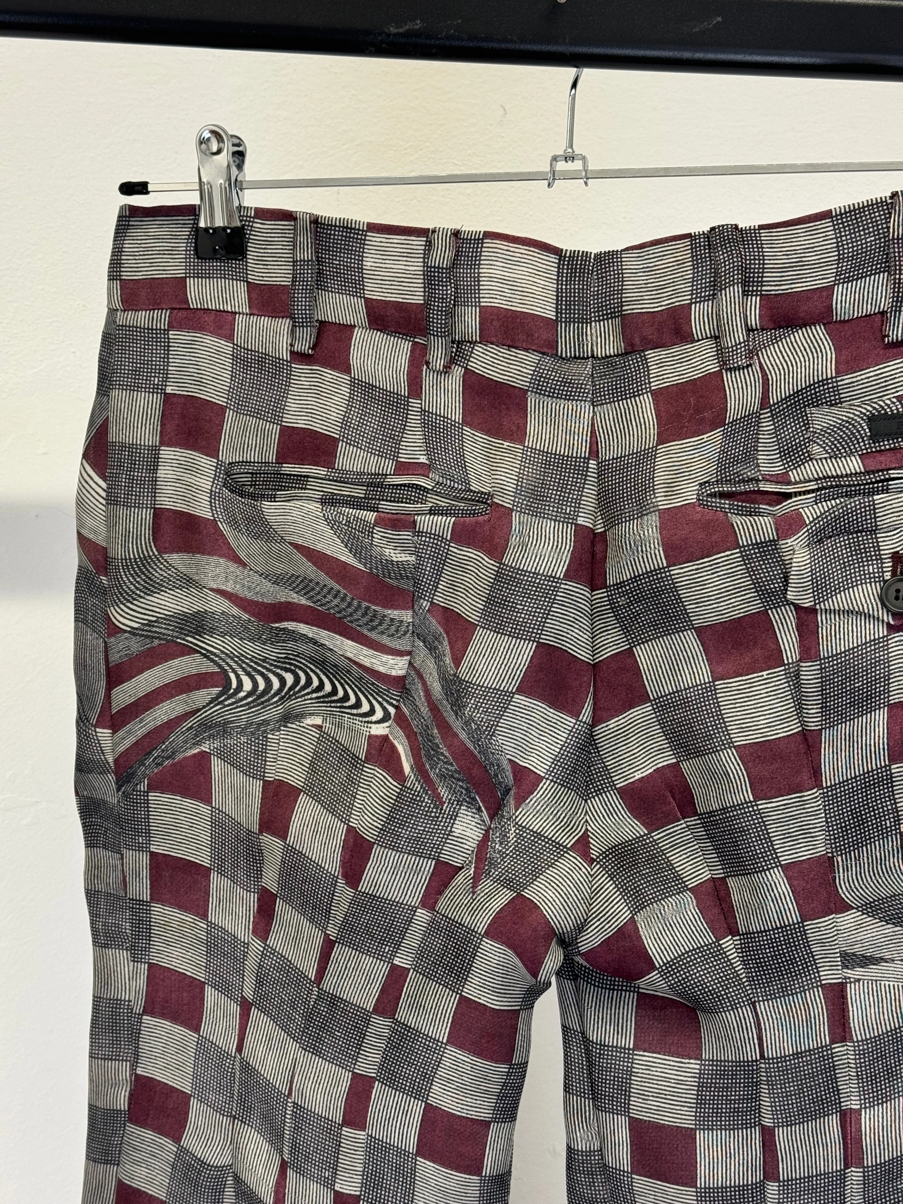 S/S2008 Prada “fairy collection” printed flared pants