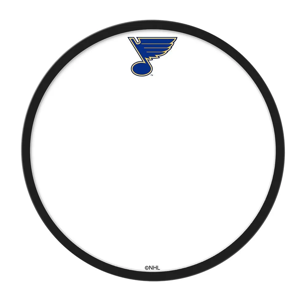 St. Louis Blues: Modern Disc Framed Dry Erase Board