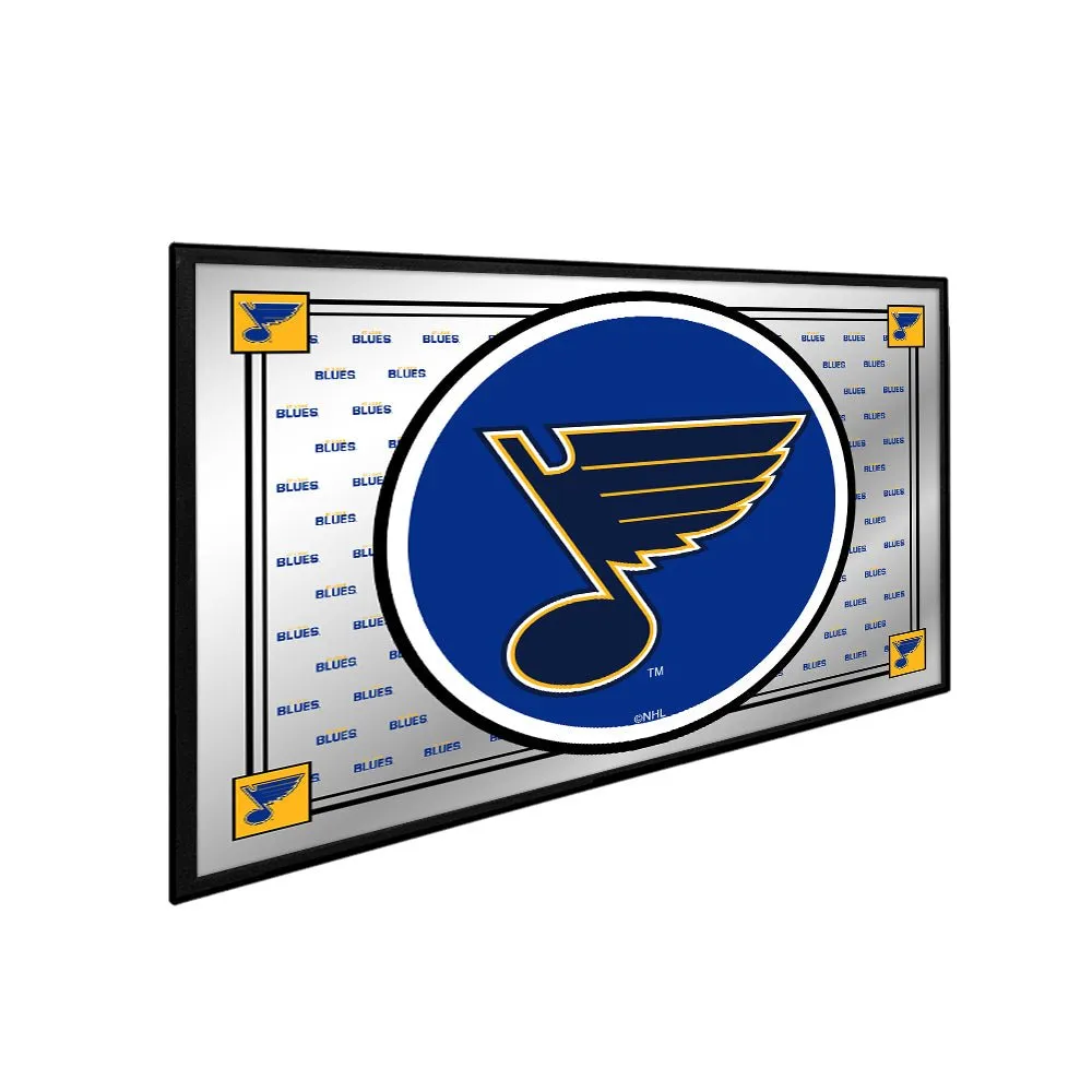 St. Louis Blues: Team Spirit - Framed Mirrored Wall Sign