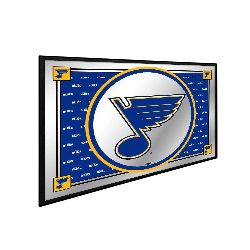 St. Louis Blues: Team Spirit - Framed Mirrored Wall Sign
