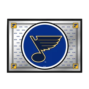 St. Louis Blues: Team Spirit - Framed Mirrored Wall Sign