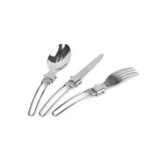Stainless Steel Folding Cutlery Set