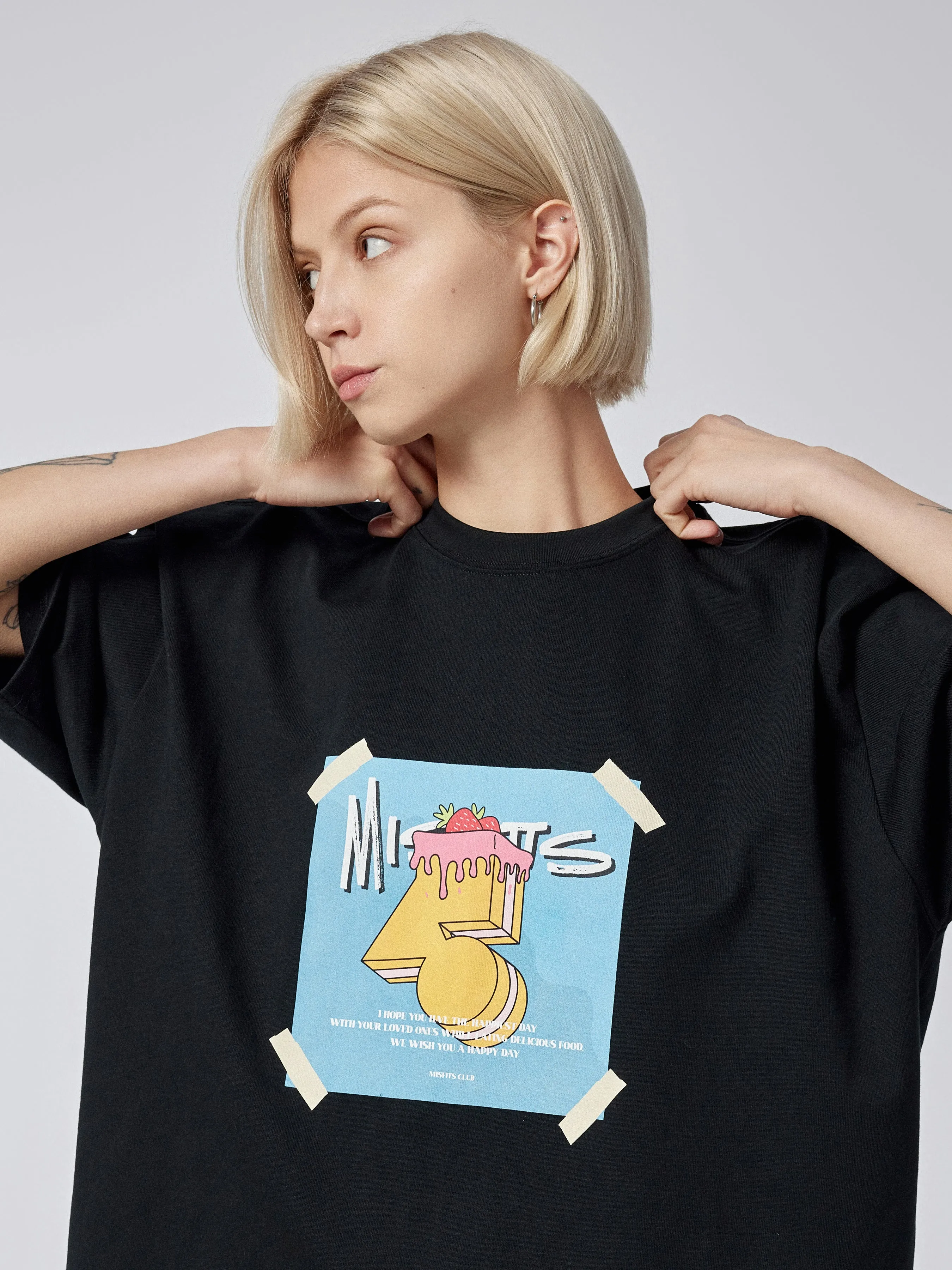 Strawberry Shortcake - T-shirt - Black
