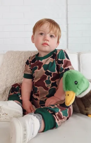 Sutton Duck Camo Pattern Romper