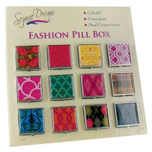 Suzanne Designs Fashion Pill Boxes