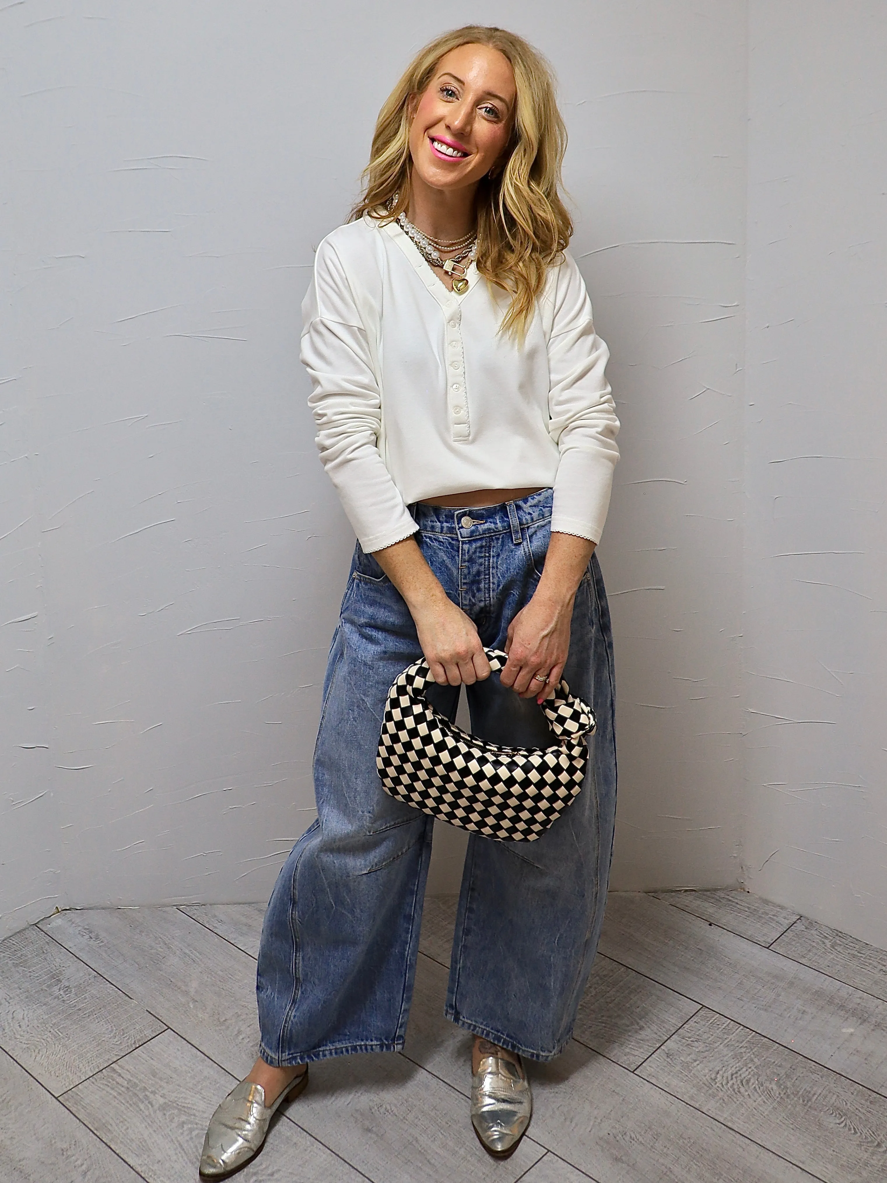 Sweet Darling Buttondown Long Sleeve