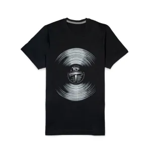 T-shirt Uomo Stampa Vinile – Stile Retro e Qualità in Cotone 100%