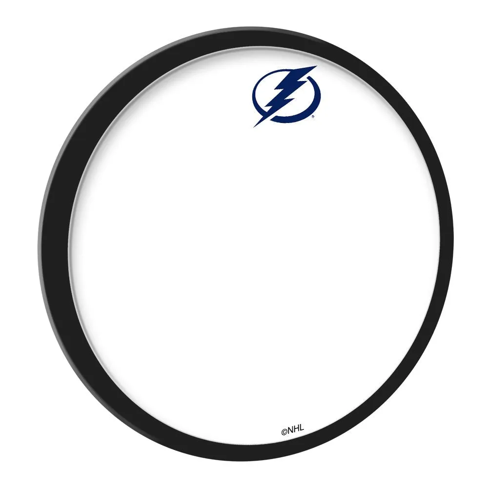 Tampa Bay Lightning: Modern Disc Framed Dry Erase Board
