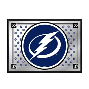 Tampa Bay Lightning: Team Spirit - Framed Mirrored Wall Sign