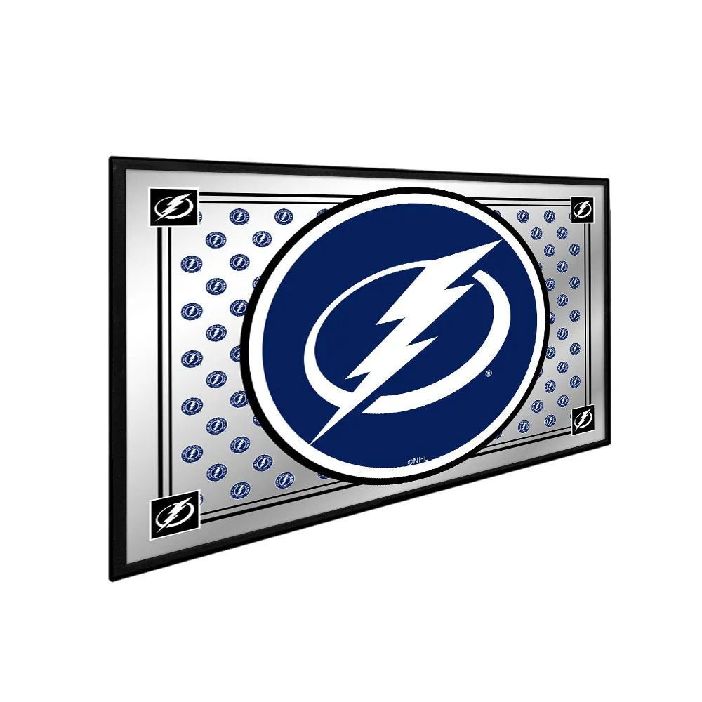 Tampa Bay Lightning: Team Spirit - Framed Mirrored Wall Sign