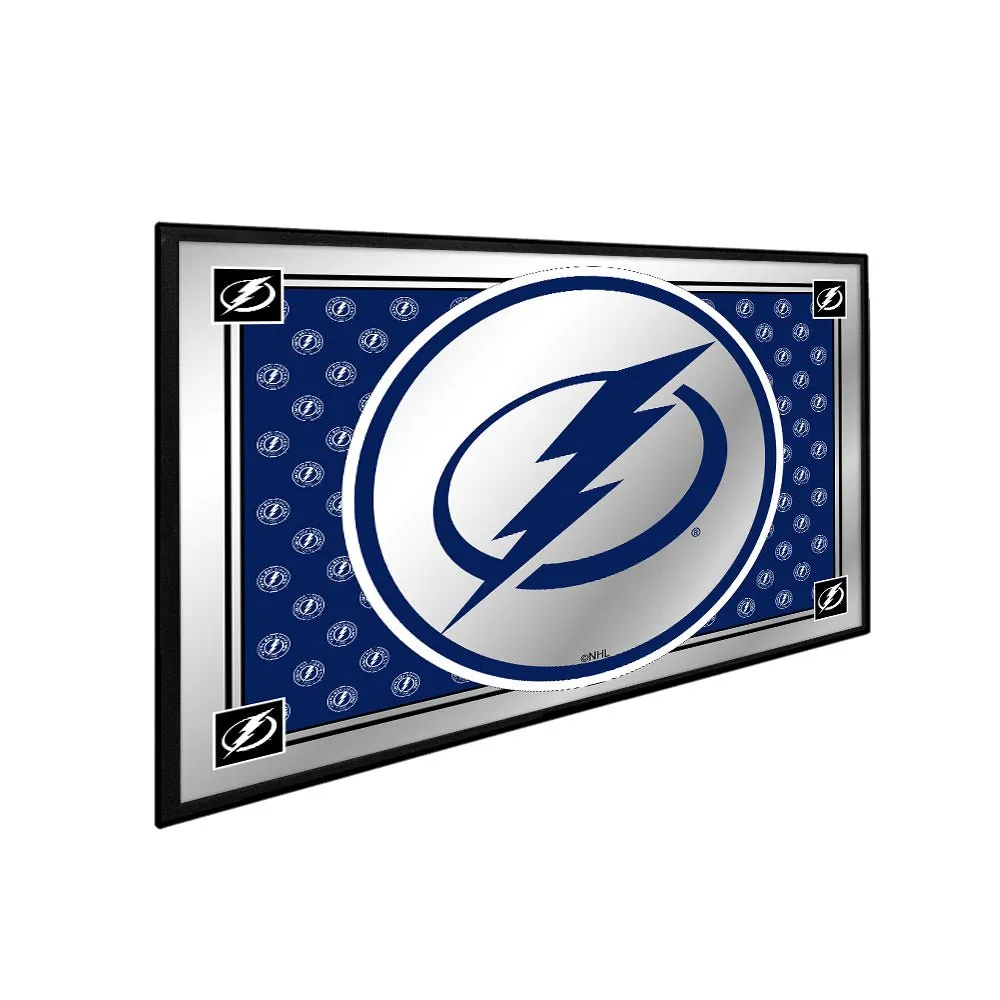 Tampa Bay Lightning: Team Spirit - Framed Mirrored Wall Sign