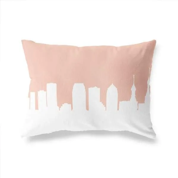 Tampa, Florida retro inspired city skyline